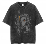 Suvine Uus Suur T&auml;navar&otilde;ivas Unisex &Uuml;legabariidiline T-s&auml;rk Anime Prindiga Vintage Pesemata Puuvillane T-s&auml;rk L&uuml;hikeste Varrukatega T-s&auml;rk S