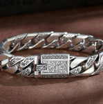 Roostevabast terasest Curb Kuuba l&uuml;liga k&auml;ev&otilde;rud Hip Hop ehted Paks k&auml;ev&otilde;ru kett K&auml;ev&otilde;rud meestele naistele Bracelet&18cm h&otilde;be