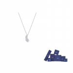 Swarovski Idyllia Roodiumiga kaetud Kaelaehted Naistele Valge F-Original brand box valge