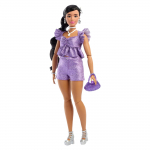 Barbie Deluxe Style Lilla L&uuml;hikesed P&uuml;ksid Nukkude Maja M&auml;ngukomplekt 4+ Aastastele Lilla JFP43 Riietumine & 4+