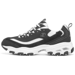 Skechers D'LITES 1.0 Meeste V&otilde;rkkangas S&uuml;nteetiline L&otilde;hestatud Suede Nubuk Samet Kulumiskindel Madal Top Isa Kingad Must 237153-BKW 41 black
