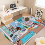 Toca Boca Toca Life World P&otilde;randamatt P&otilde;randamatt INS-stiilis Pehme Magamistoa P&otilde;rand Maja Pesuruumimatt Libisemisvastased Kodumajapidamises Kasutatavad Vaibad 80x120cm