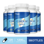 Pslalae - 1200 mg Kaltsium pluss D3-vitamiini kapslid - Luude tervis 120*5