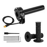 &Uuml;hilduv gaasik&auml;epideme kate Macfox, HappyRun, Freego, Heybike elektrilistele jalgratastele (12V-72V) 22mm black