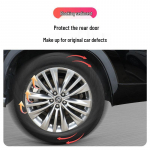 Toyota Highlander 4. p&otilde;lvkonna tagatiiva uksepolstri lisatarvikute kataloog 2015-2020 Four-wheel Mudguards Set of 4