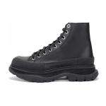 Alexander McQueen Tread Slick Nahast L&uuml;hikesed Taktikalised Saapad Meeste Mustad 627206WHZ621081 42