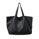 &Uuml;lisuur pehmest nahast kott naistele Kerge Suure Mahutavusega Ostukott Lihtne Moodne &Otilde;lakott Unisex 65x18x40cm pruun