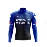 Ribble Weldtite Pro Hingav Pikkade Varrukatega Meeste Rattas&auml;rgi Komplekt MTB Rattariided S&uuml;gisene Jalgrattariided Maillot Ropa Ciclismo XS blue
