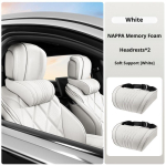 BMW m&auml;lutoottest autopeatugi E46 E90 E60 F30 G30 E36 E91 E70 G26 X1 X3 X5 X6 IX3 3 5 7 seeria auto siseaksessuaarid 2Pc Headrest WHITE