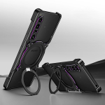&Auml;&auml;risteta magnetiline metall&uuml;mbris Sony Xperia 1 VI V IV 5 10 X1 VII jaoks Alumiiniumisulamist kaitser&otilde;ngas Seisujalg Objektiivi kaitseraam Kate For Xperia 1 IV