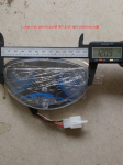 Universaalne LED-spidomeeter akuekraaniga 48V/60V elektris&otilde;idukitele Tricycle 16 cm