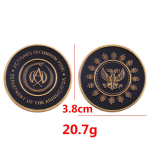 Film John Wick 4 Keanu Reeves M&uuml;ndid P&uuml;sige T&auml;kk Au ja Julgus M&uuml;ndid Metallist Rekvisiidid Tarvikud Kollektsioon Kingitus Coin 3 black