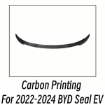 2022 2023 2024 BYD Seal EV kerekomplekt Auto Tagumine Pagasiruumikaas Pagasiruumipart Ducktail Huul Spoiler Tiivad Must S&uuml;sinik Tuning Tarvikud Osa Carbon Printing