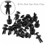 20 tk autoukse trimmi push-t&uuml;&uuml;pi nailonklambritega kinnituskinnitus 6504521 C9D jaoks