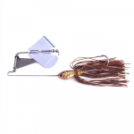 1tk Buzzbaits 16g Hengjia Spinnerbaits koos seelikutega Blade Fishing Lure Spoon pruun