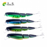 HENGJIA 4tk, 3segmendiline liigendp&uuml;&uuml;gilant 15,5g/11cm sukeldumisforell Minnow Hard Bait 4pc sent as picture