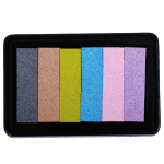 Tindipadi Korea Kirjatarbed DIY k&auml;sit&ouml;&ouml; paberkanga puidu jaoks V&auml;rviline vikerkaar 9.5*6*2cm