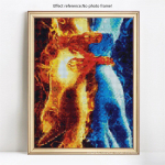 Teemantmaaling K&auml;ed Rhinestone Mosaiic Teemanttikandid Maastiku Ristpistes Vaigust Kodukaunistus 20X30CM