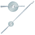 Les Tr&eacute;sors De Lily [C7278] &ndash; h&otilde;bedane k&auml;ev&otilde;ru 'Zen' h&otilde;bedane - 15 mm h&otilde;be