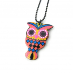 Les Tr&eacute;sors De Lily [N0711] &ndash; mitmev&auml;rviline 'Chouette' kaelakee mitmev&auml;rviline