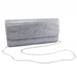 Les Tr&eacute;sors De Lily [P1844] - Pochette 'Kika' gris - 25. 5x13x6 cm hall
