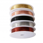 5/6 tk 0,4 mm vasktraadist ehete valmistamise tarvikud 5 t&uuml;kki 04 mm 5Pieces 04mm mitmev&auml;rviline