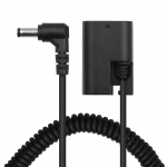 Andoer LP-E6 n&auml;iv akupakett alalisvoolu siduri pistiku vedrukaabli aku asendus Canon 5D2 jaoks For Canon LP-E6 must