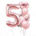 10 tk Roosa s&uuml;nnip&auml;evapeo kuldne number fooliumist &otilde;hupallid S&uuml;nnip&auml;evapeo kaunistus Laps Beebi T&uuml;druk Printsess 1 2 3 4 5 6 7 8 9 aastat roosa kuldne v&auml;rv