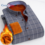 Cozy Up meeste fliiss&auml;rk s&uuml;gistalvine meeste pikkade varrukatega ruuduline s&auml;rk Paks fliisvoodriga pehme vabaaja flanellist soe kleit s&auml;rk XXL tumehall v&auml;rv