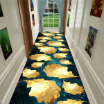Kvaliteetne kuldne teemant sametvaip 3D prinditud vaip elutuba suure pindalaga vaibad Magamistoa vaip Moodne kodu salongivaip 60x100cm