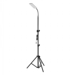 P&ouml;&ouml;ratav selfie-kaamera lamp teleskoopstatiiviga 2 m USB-kaabliga 84 tk LED-i valguse hoiukott must