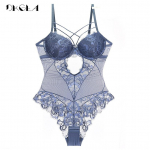 DKGEA Fashion Underwear Naiste Jumpsuit pitstikandid Seksikas Bodysuit 70B sinine