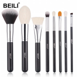 BEILI 8PCS meigipintslid puuder jumestuskreem Highlight peitekreem lauv&auml;rve segav jumestuspintsli komplekt pinceaux de maquillage