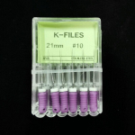 Hambaravi t&ouml;&ouml;riistad Juurekanal Endo H Viil 21mm K Viil 21mm Roostevabast terasest Endodontilised instrumendid Hambaarst Hambaravi Odontoloogia K File 21mm 10