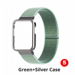 Nailonist k&auml;ev&otilde;rud Xiaomi Mi Watch Lite &uuml;mbrisele, rihma metallist kaitsja Redmi Watch 2 Lite / Mi Watch Lite kaitseraua Correa Band jaoks Redmi Watch 2 Lite