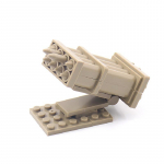 Moodne raketiheitja, s&otilde;duri armee relv MOC City SWAT s&otilde;jav&auml;erelvad minifiguurid ehitusplokist tellistest laste m&auml;nguasi
