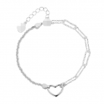 ANENJERY Bling Chain Love Heart K&auml;ev&otilde;ru Naistele Igap&auml;evased Peoehted As&uuml;mmeetriline Splicing K&auml;ev&otilde;ru Uus