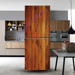 3D puidust kleebis k&uuml;lmiku vin&uuml;&uuml;lk&uuml;lmiku kleebisega uksekate T&auml;ielik isekleepuv tapeet s&uuml;gavk&uuml;lmiku dekoratiivkile kohandatud kleebis 60x180cm(1pcs)