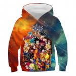 Mood vabaaja Anime Multifilmid Goku kapuutsid 3D prinditud laste kampsunid poisid t&uuml;drukud, lapsed lahedad t&auml;navar&otilde;ivad, pulloverid 150