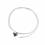 Fandola Choker kaelakee, naiste 925 h&otilde;bedane madude kett, essents kaelakeed, moeehted, aksessuaarid, naistele 50cm