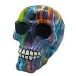 Les Tr&eacute;sors De Lily [A2408] &ndash; mitmev&auml;rviline vaigust kujuke  Skull  - 150x120x105 mm mitmev&auml;rviline