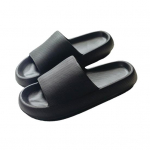 Unisex suvine du&scaron;&scaron; libisemiskindla paksu p&otilde;hjaga paarid sandaalid sussid 42-43 must