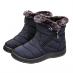 Talvised poolsaapad Paksud lumesaapad Tikand T&auml;hed libisevad jalan&otilde;ud Paksendatud soe karusnahk jalatsid 37