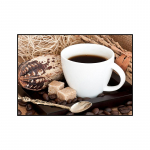 Kohvitassi plakatikaunistus P&otilde;hjamaade tr&uuml;kised Kohvioa l&otilde;uendimaal Seinakunsti pilt elutuppa Kohvikupood Avaleht Restoran K&ouml;&ouml;k 250x176mm