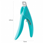 Nail Art Tips Clipper Trimmer K&auml;&auml;rid Round False Tip Cutter Manik&uuml;&uuml;ri t&ouml;&ouml;riist Heleroosa