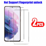 2 tk s&otilde;rmej&auml;lje ID avamise karastatud klaasist kile Samsung Galaxy S21 S22 5G S23 S21 Plus S21FE FE 5G S22+ HD t&auml;isekraani kaitseklaasile Samsung Galaxy S22