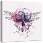 L&otilde;uenditr&uuml;kk Skull Purple 30x30 mitmev&auml;rviline