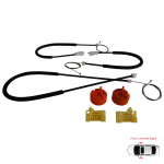 EWR992 aknat&otilde;stuki remondikomplekt eesmine vasak v&otilde;i parem uks Citroen C3 Pluriel Cabrio 2003-2009 jaoks