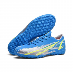 Laste jalgpallijalatsid Katkised k&uuml;&uuml;ned Meeste Teismelised Professionaalsed kunstmurust valmistatud treeningjalatsid Laste jalgpallisaapad 38 sinine