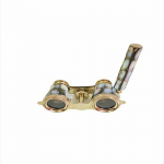 Antiikne messingist binokkel Nautical k&auml;eshoitav kogutav binokkel p&auml;rlmutrist j&otilde;ulukink